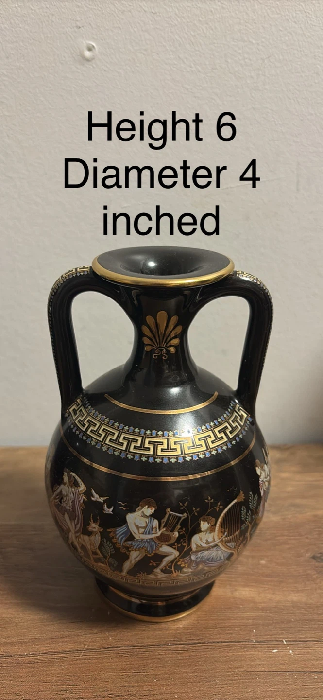 Assorted Decorative Ceramic Vases and Plate - photo 5