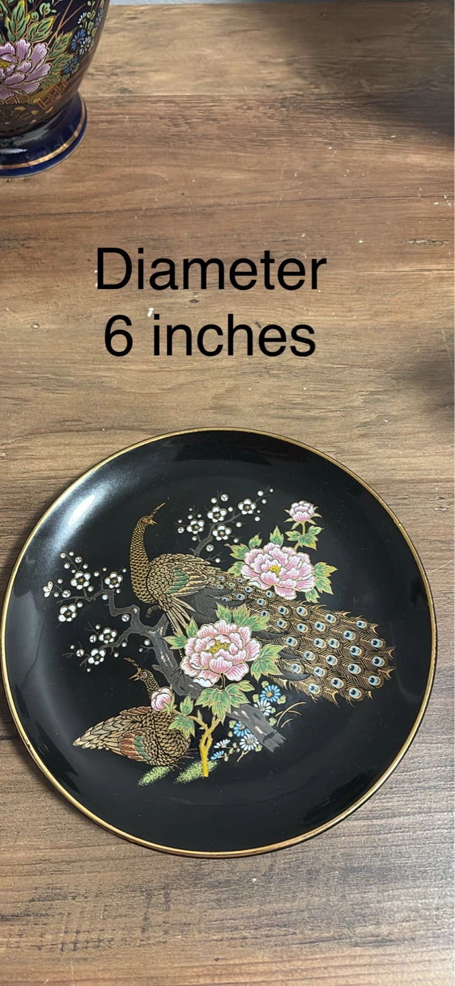 Assorted Decorative Ceramic Vases and Plate - photo 4