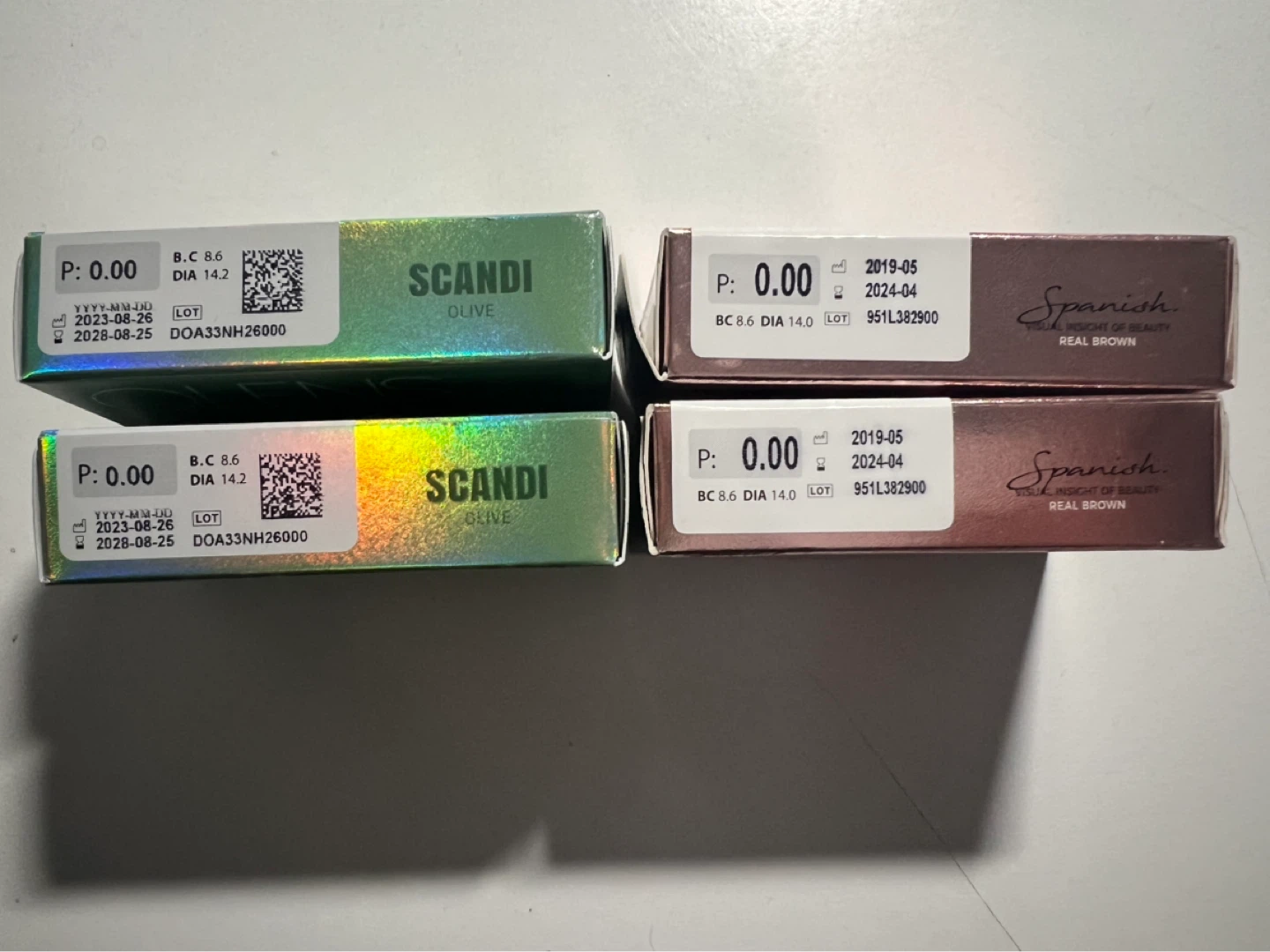 OLENS Scandi Olive & Spanish Real Brown Contact Lenses - photo 2