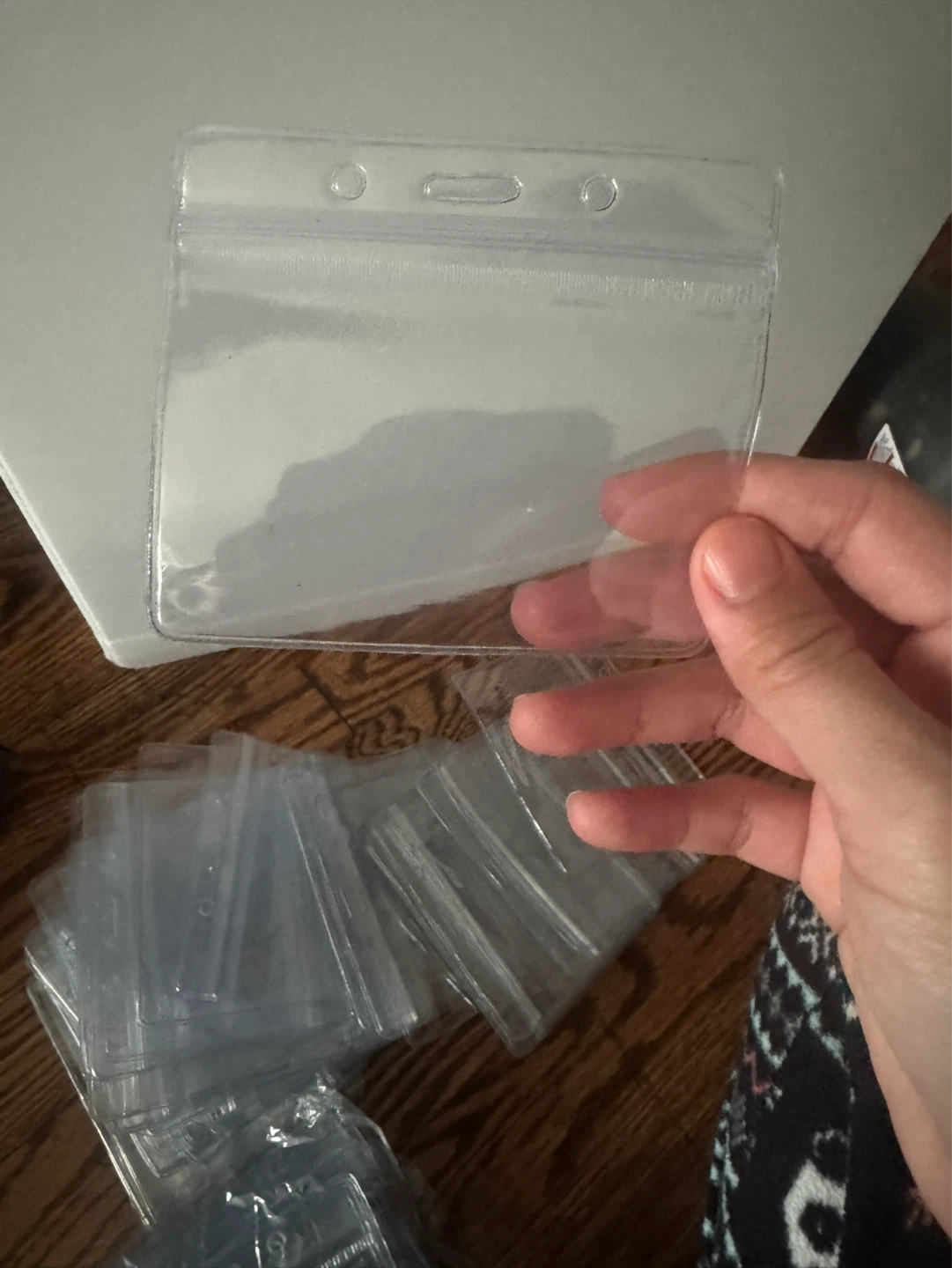Clear Plastic Badge/ID Holders