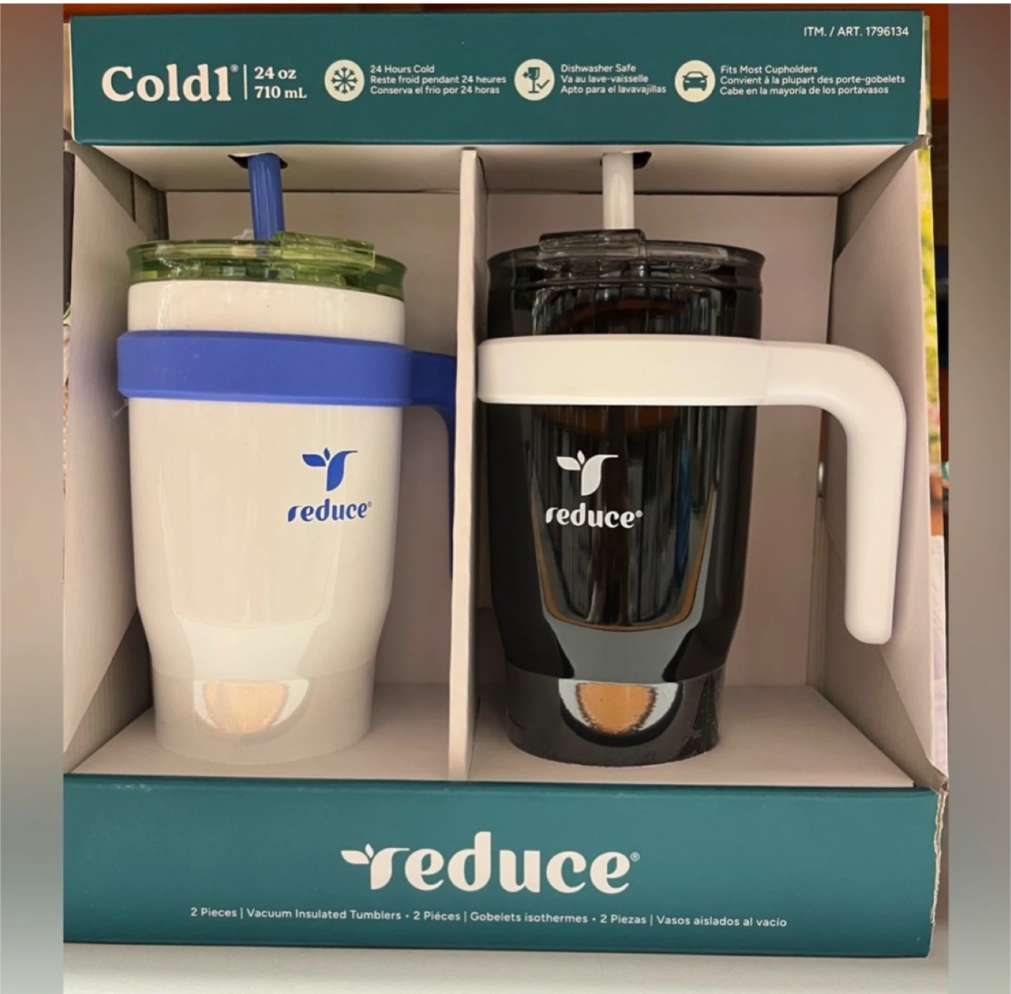 Reduce Cold1 24 oz Vacuum Insulated Tumblers (2-Pack)