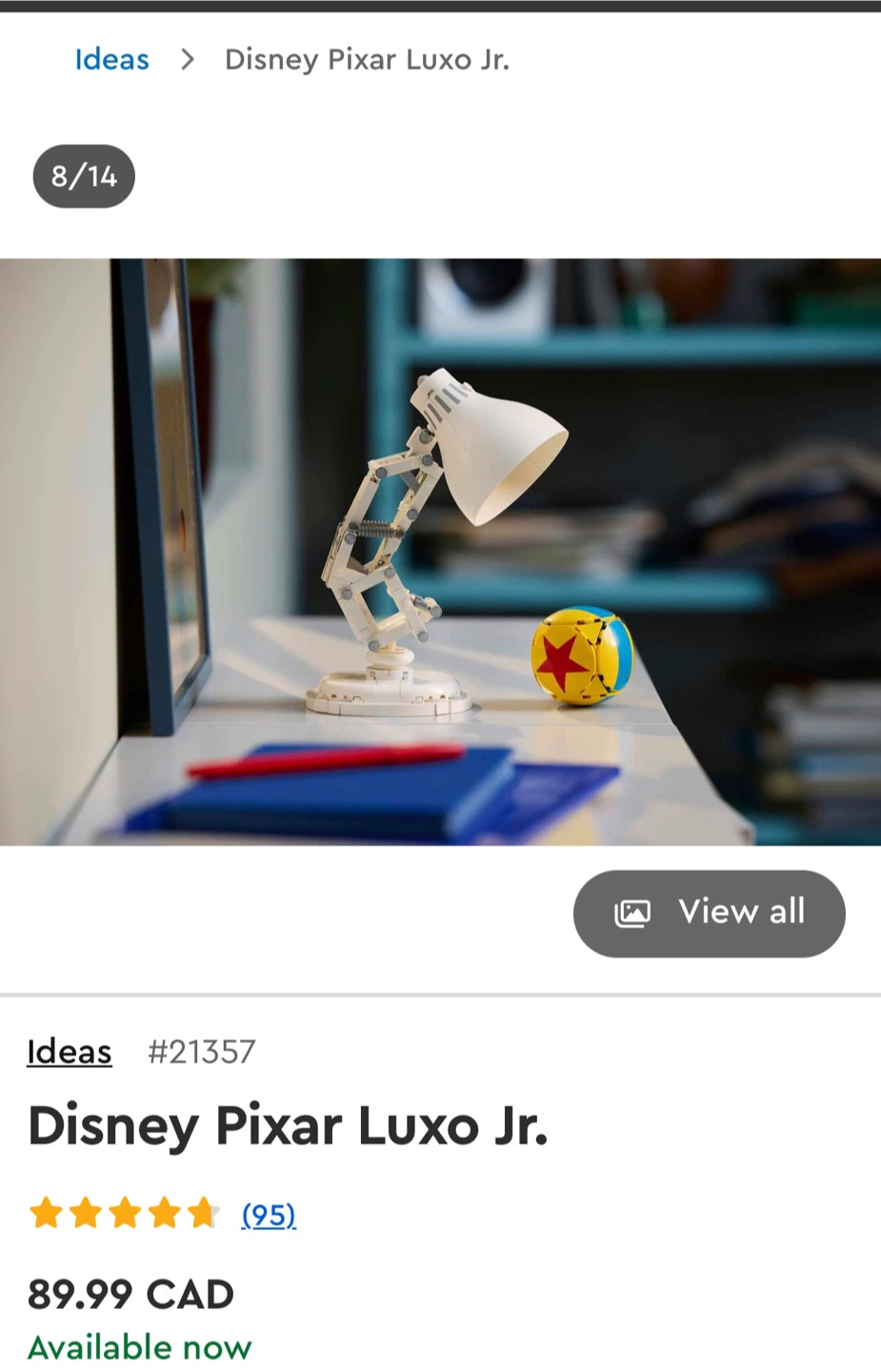 Lego 21357 Pixar Luxo - photo 2