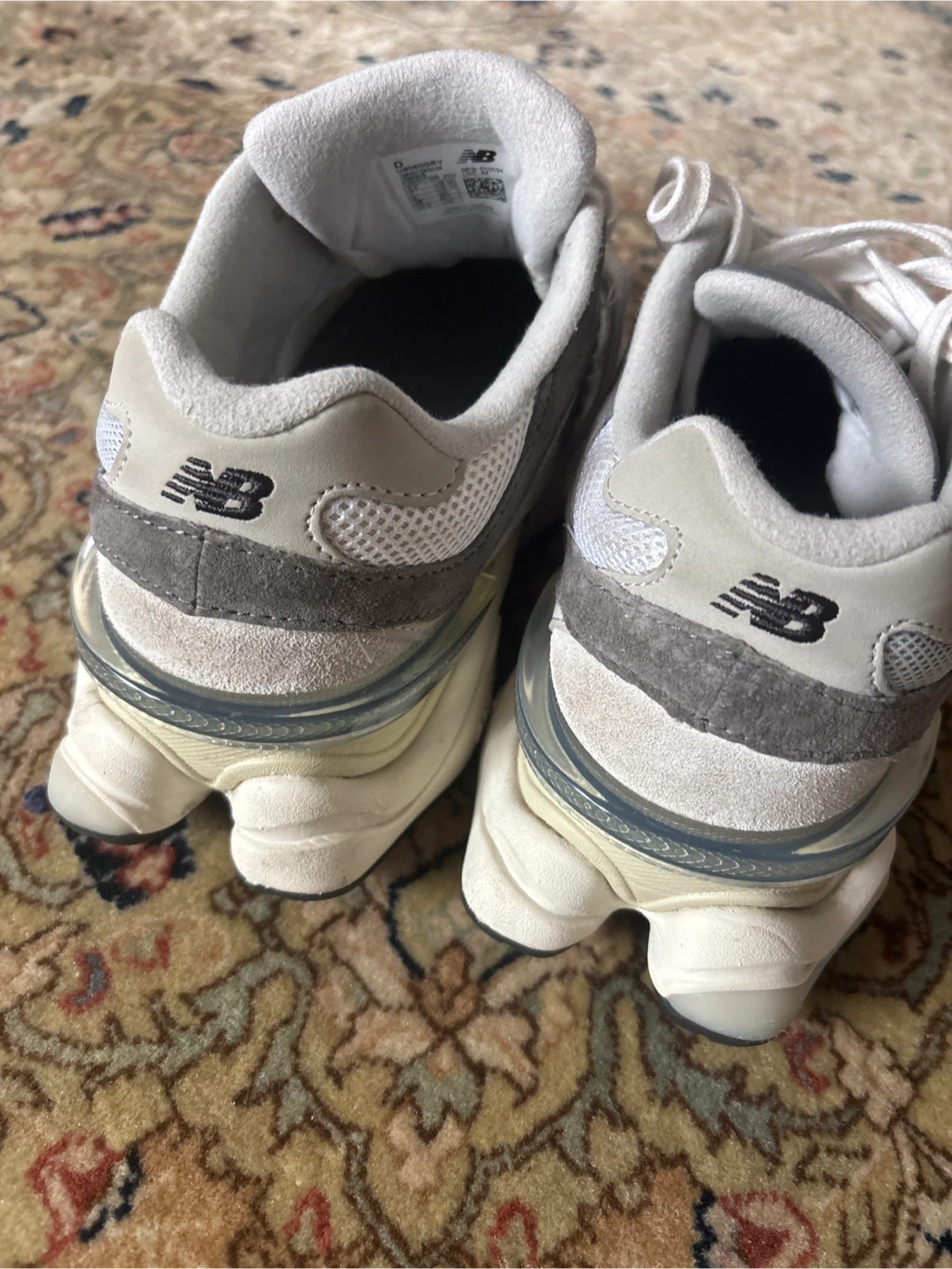 New Balance 9060 Grey Running Shoes - photo 4