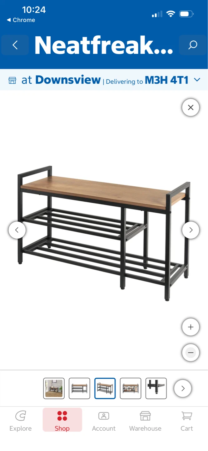 Neatfreak Shoe Rack Bench