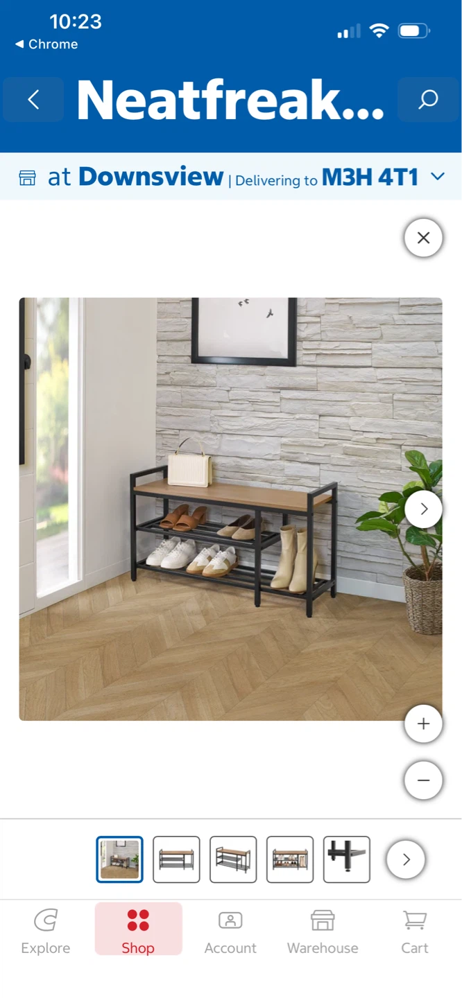 Neatfreak Shoe Rack Bench - photo 3
