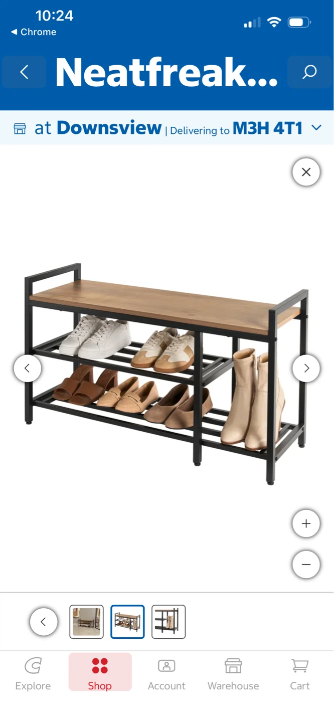 Neatfreak Shoe Rack Bench - photo 2