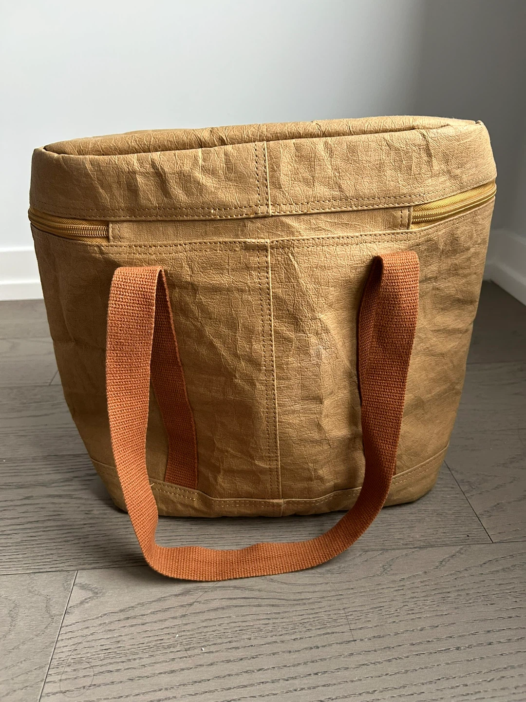 Preowned Whole Foods Market Insulated Lunch Bag Tan Reuseable - photo 5