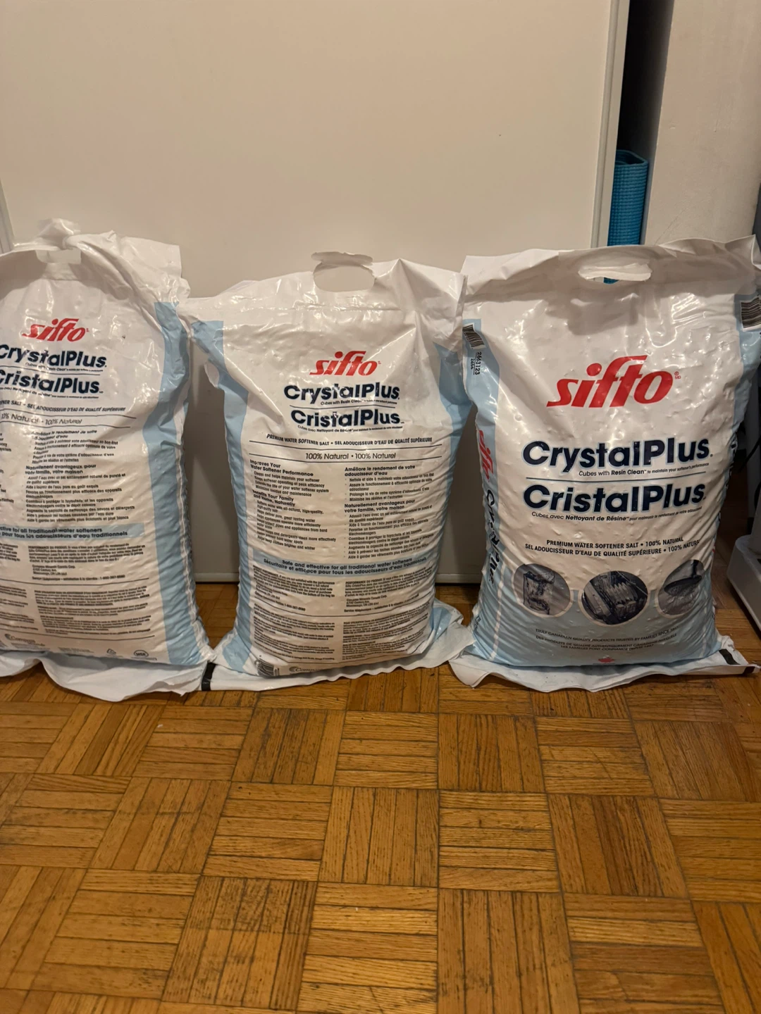 Sifto CrystalPlus Premium Water Softener. 20kgs Each