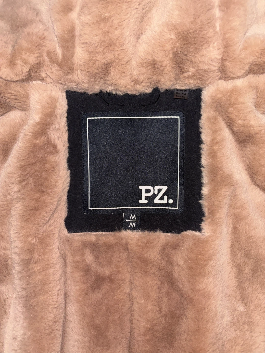 POINT ZERO Black Faux Fur Lined Hooded Jacket Size M - photo 5