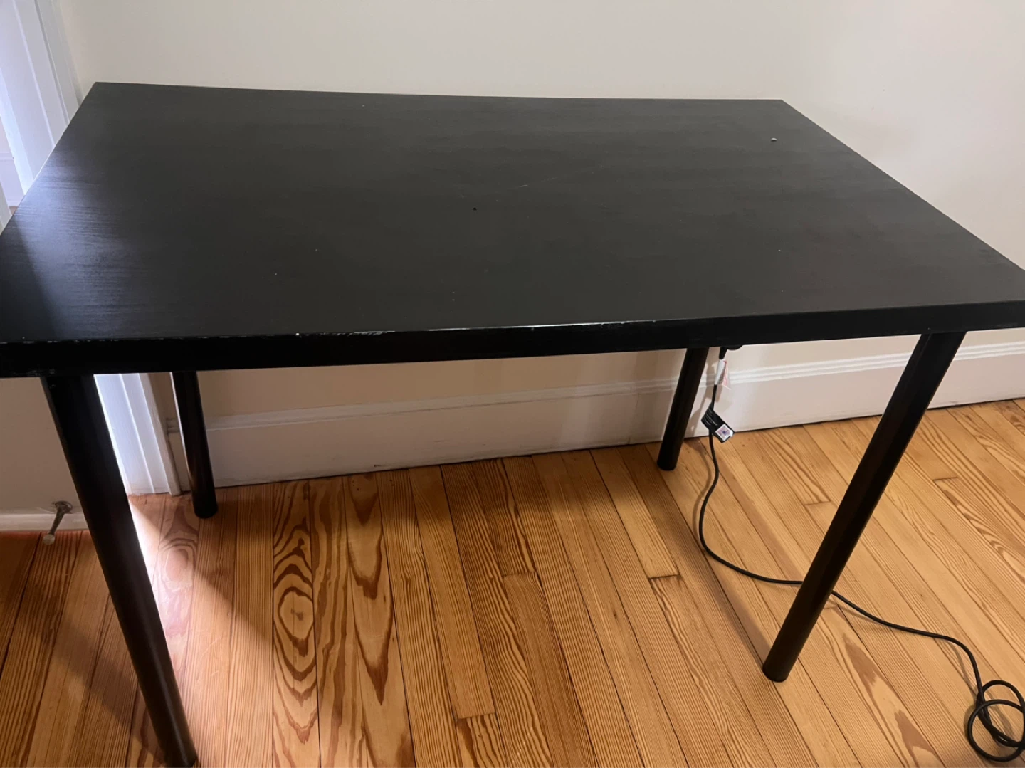 Black Desk and Chair Set - photo 2