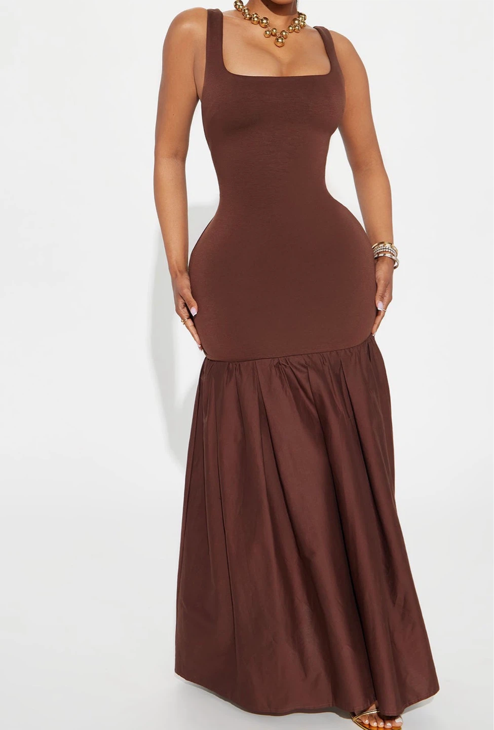 Brown Maxi Dress