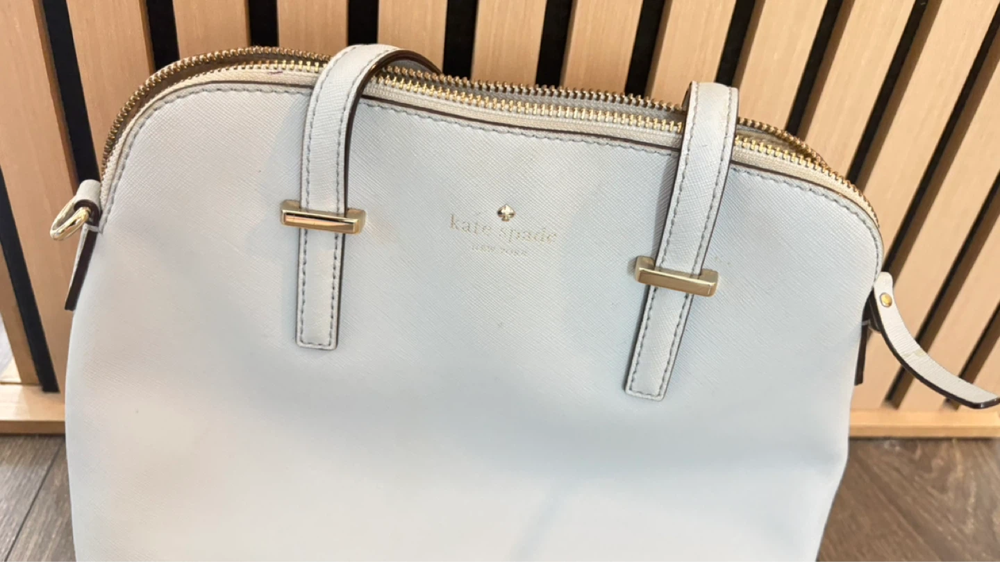 Kate Spade Light Blue Leather Satchel Handbag - photo 2