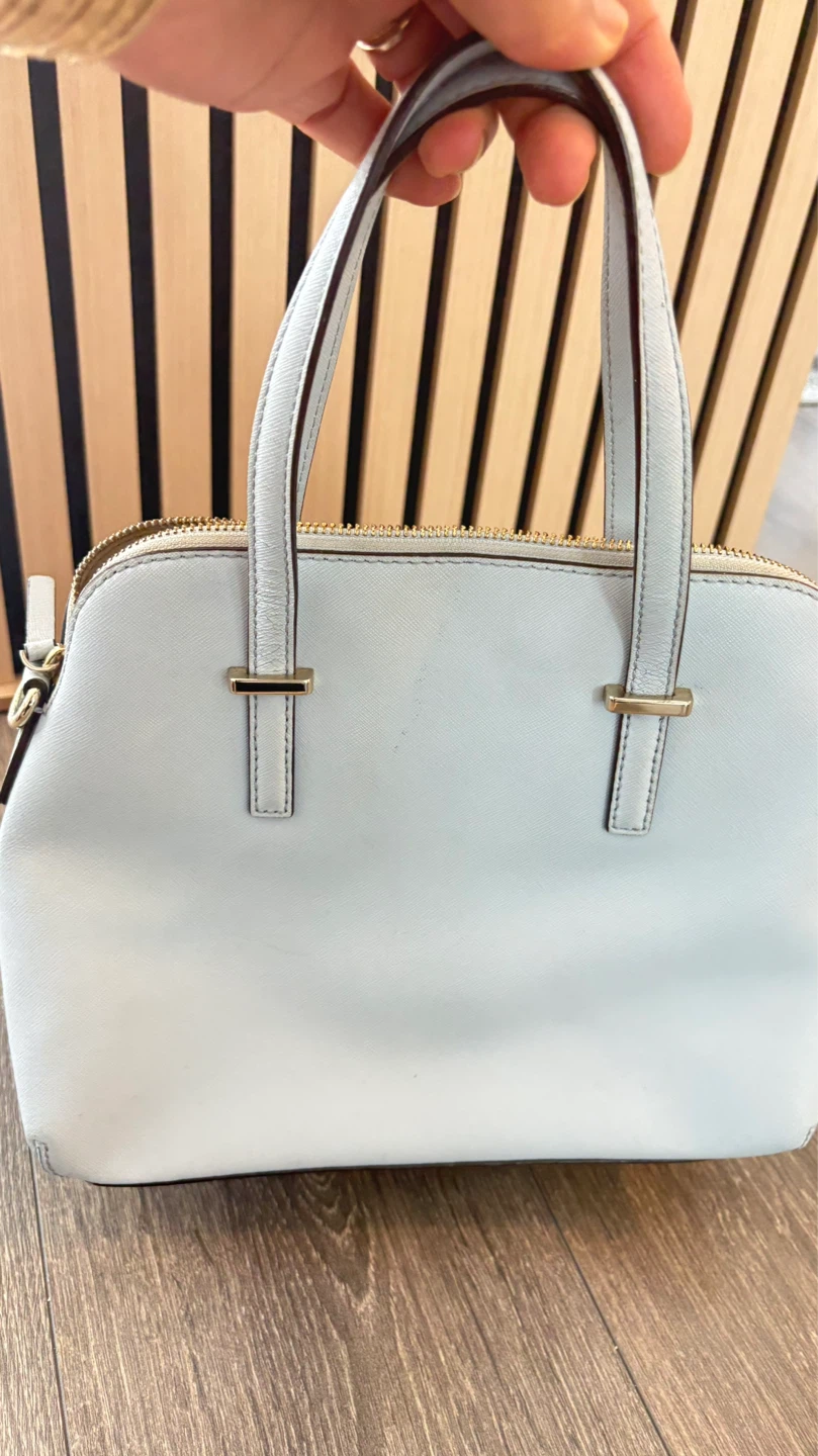 Kate Spade Light Blue Leather Satchel Handbag - photo 3