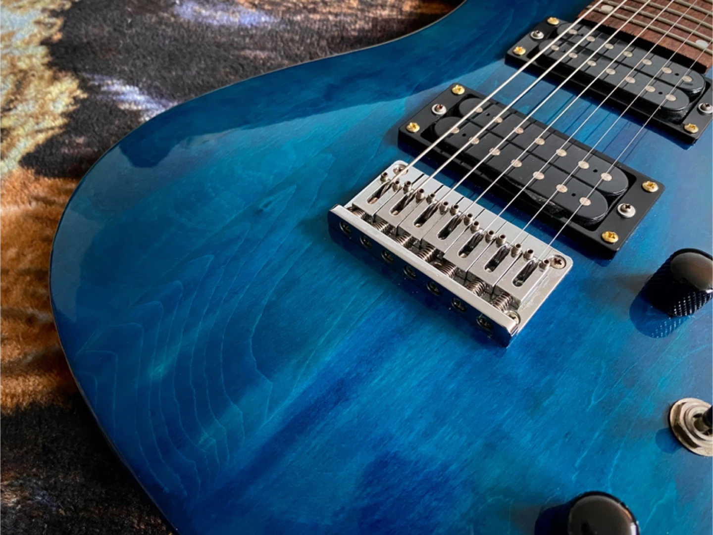 Killer Jay Turser JT-700 7-String ~ Transparent Blue