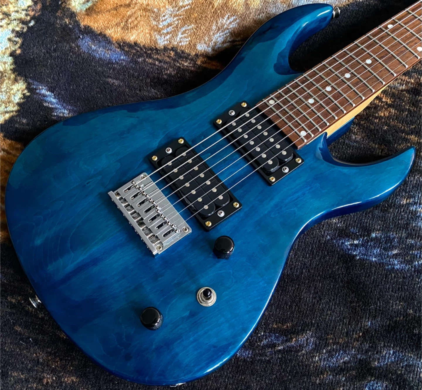 Killer Jay Turser JT-700 7-String ~ Transparent Blue - photo 4