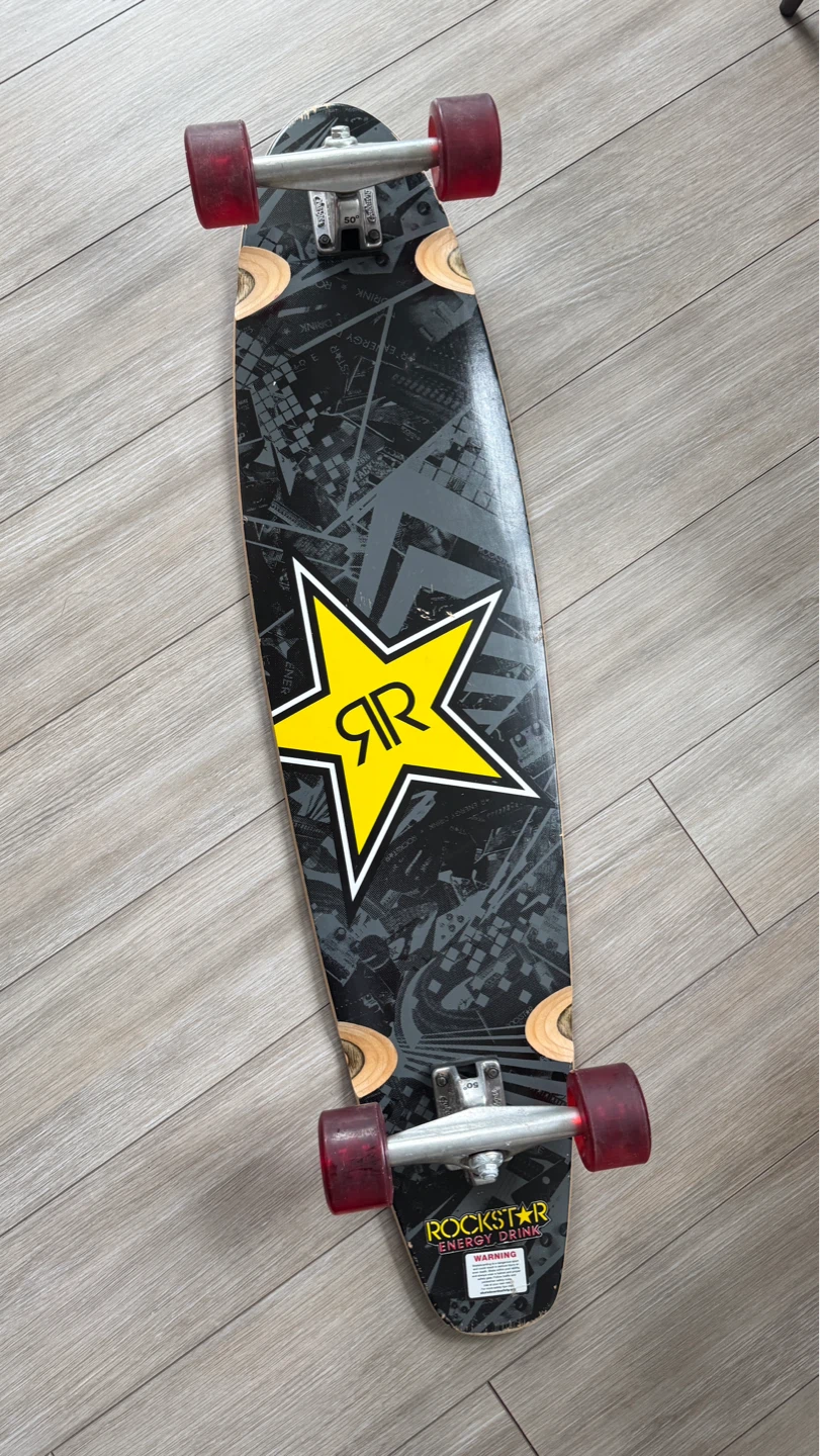 Rockstar Energy Drinks Longboard Skateboard