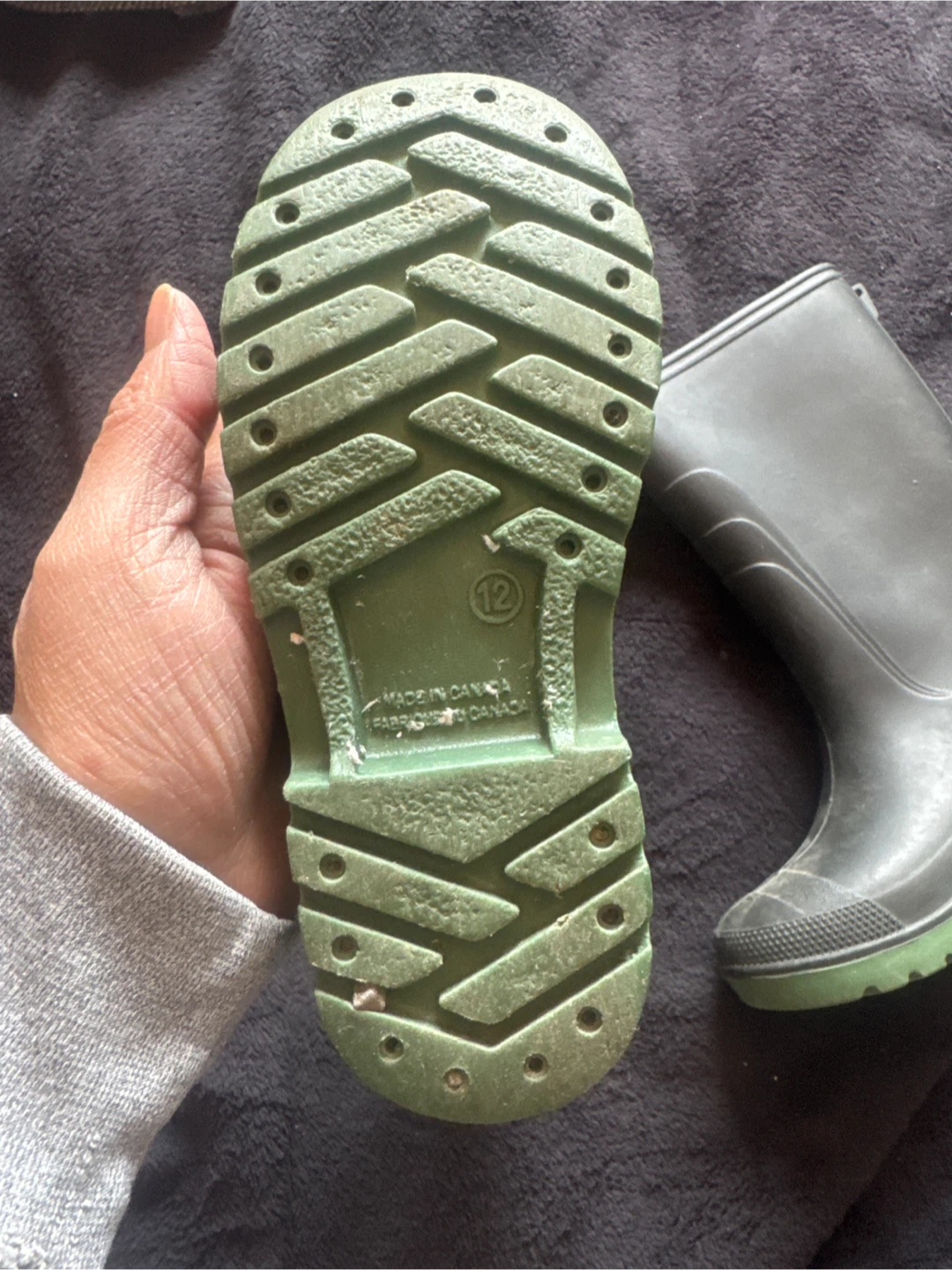 Kids Rubber Boots Size 12 toddler - photo 2