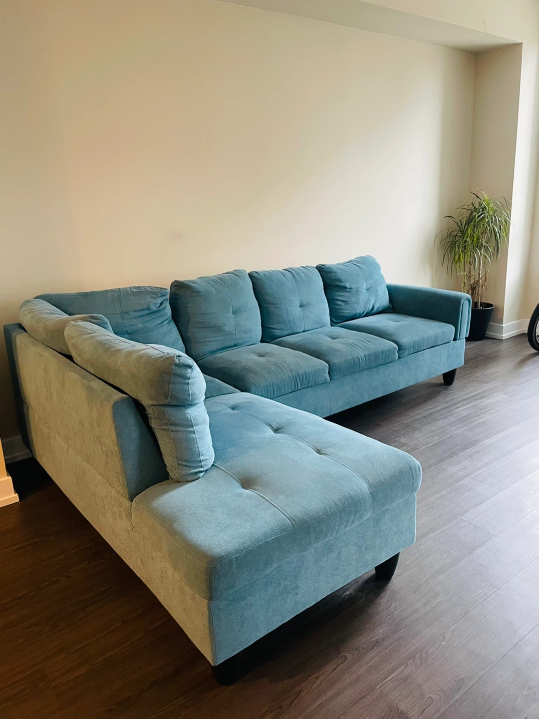 Blue Sectional Sofa - photo 2