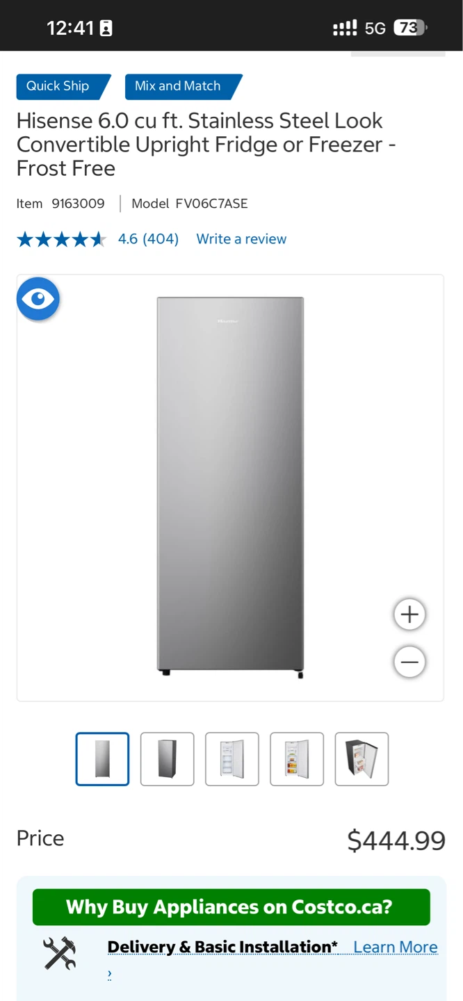 Hisense 6 cu.ft convertible fridge/freezer - photo 5