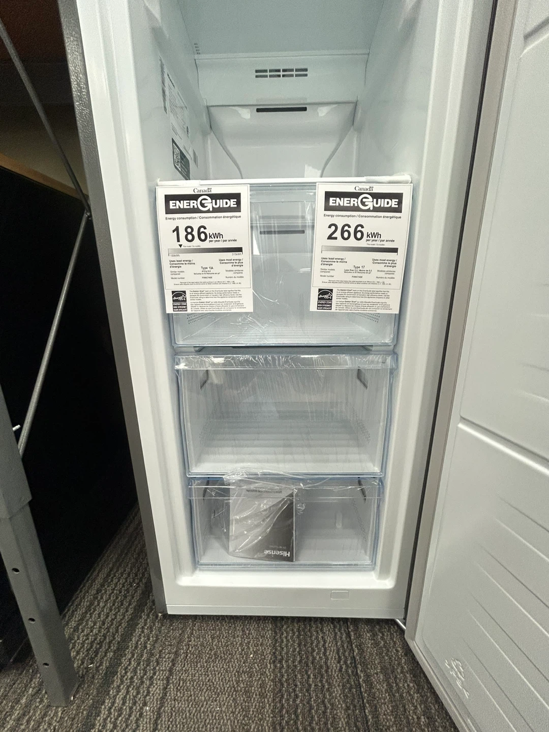 Hisense 6 cu.ft convertible fridge/freezer - photo 4