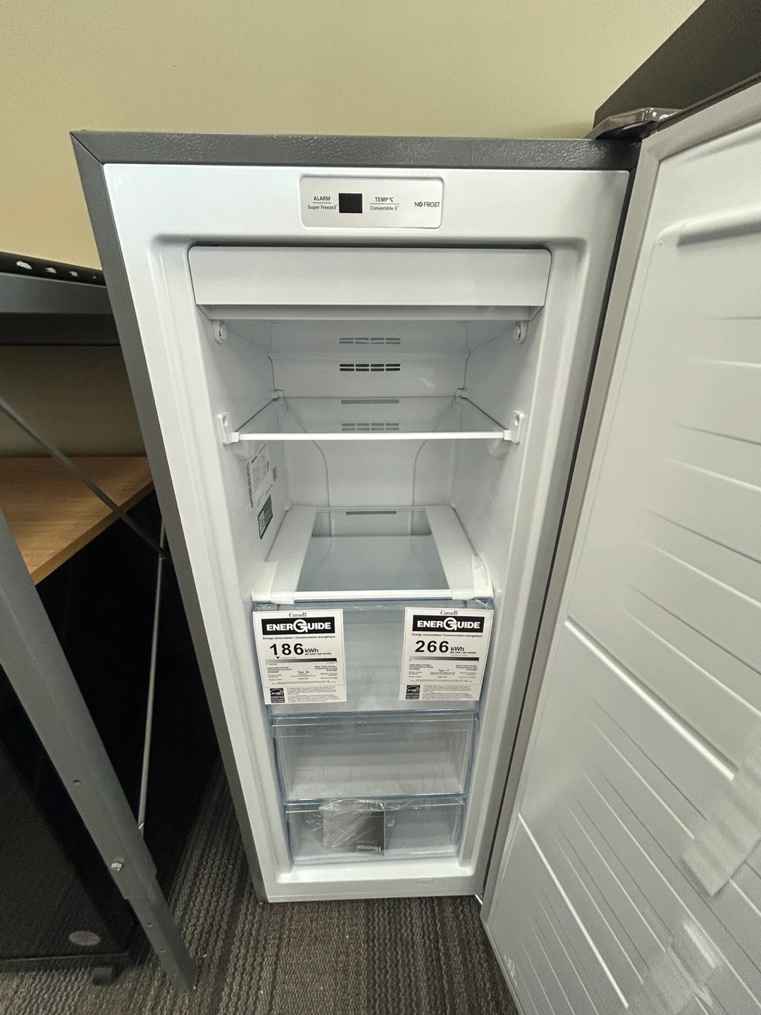 Hisense 6 cu.ft convertible fridge/freezer - photo 3