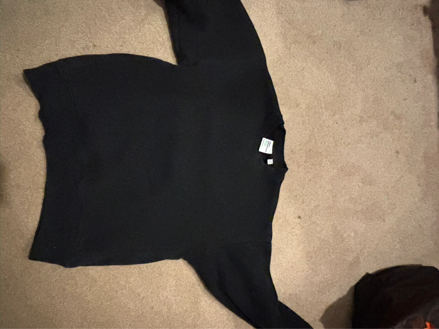 TNA Sweatfleece Bubble Fleece Crewneck 2XS Black