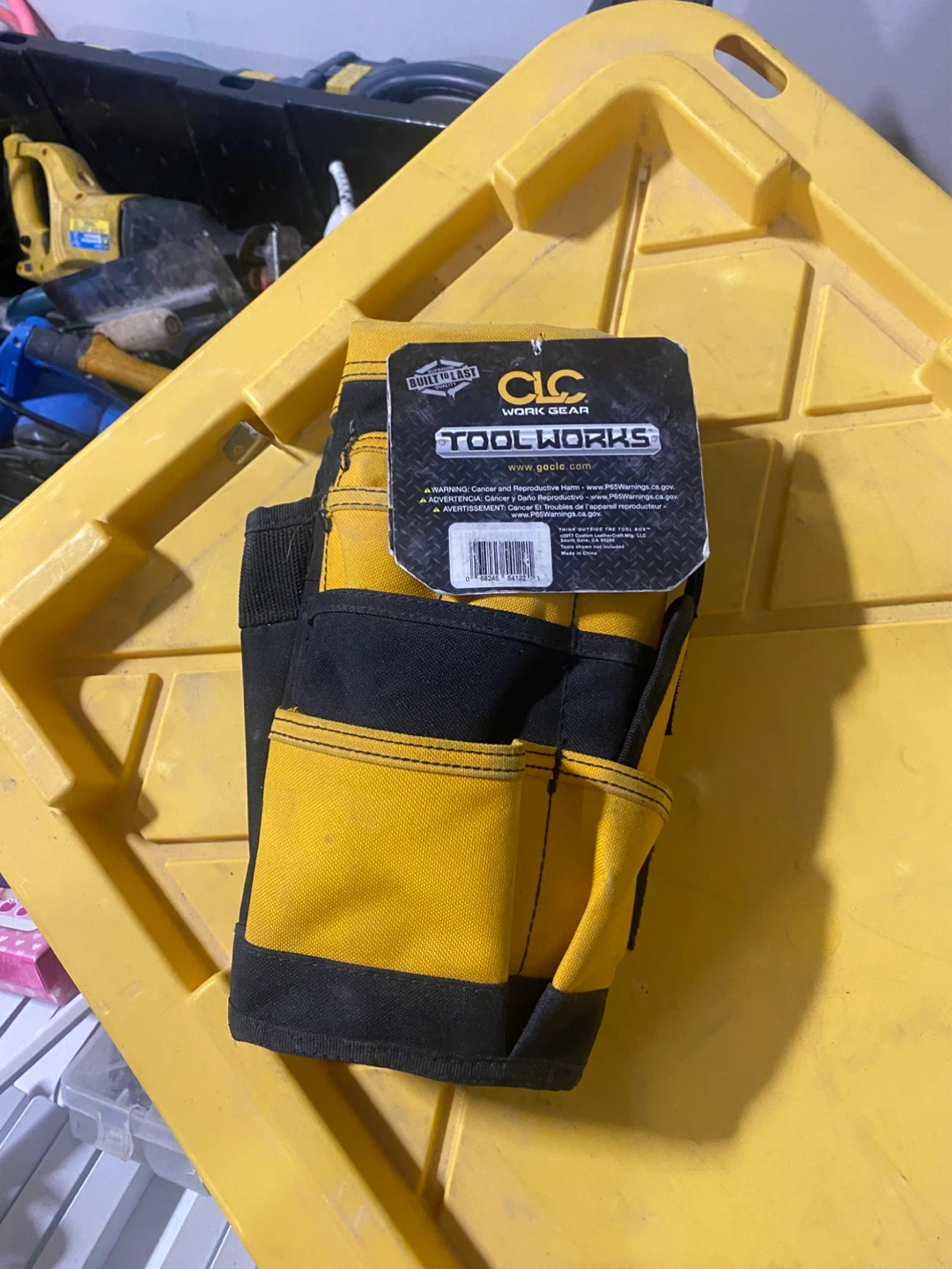 CLC Tool Works 61 Pocket Tool Belt Organizer