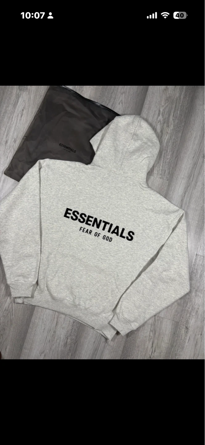 Fear of God Essentials Hoodie Grey XS