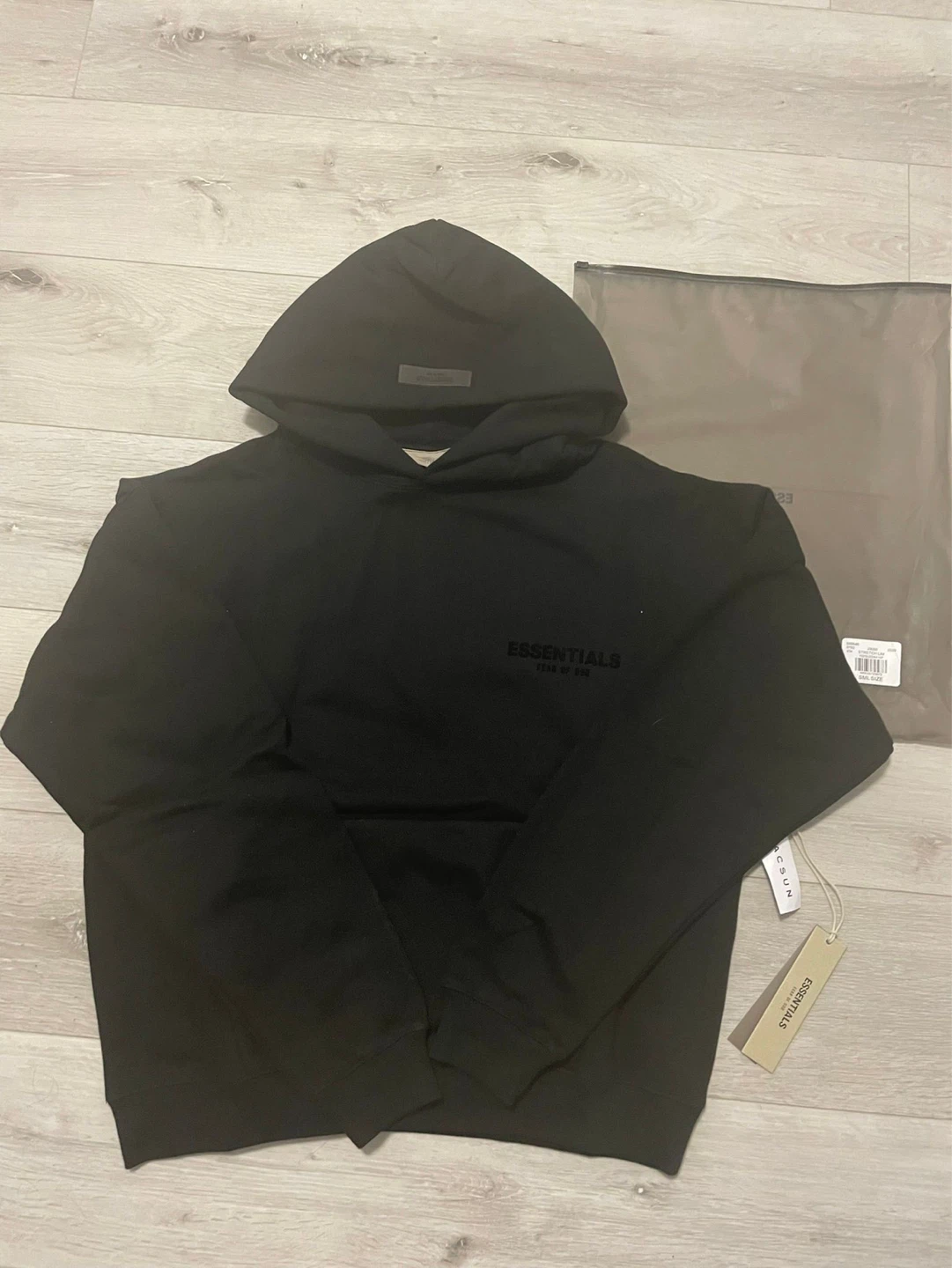 Fear of God Essentials Hoodie Black