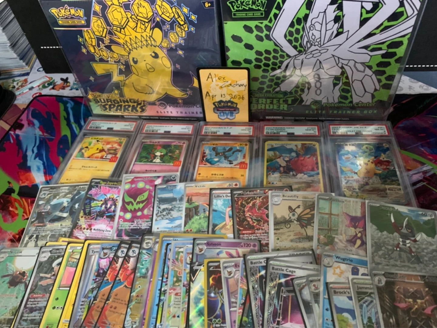 Pokemon centre ETBs PSA 10s. SIRs and more.. - photo 3