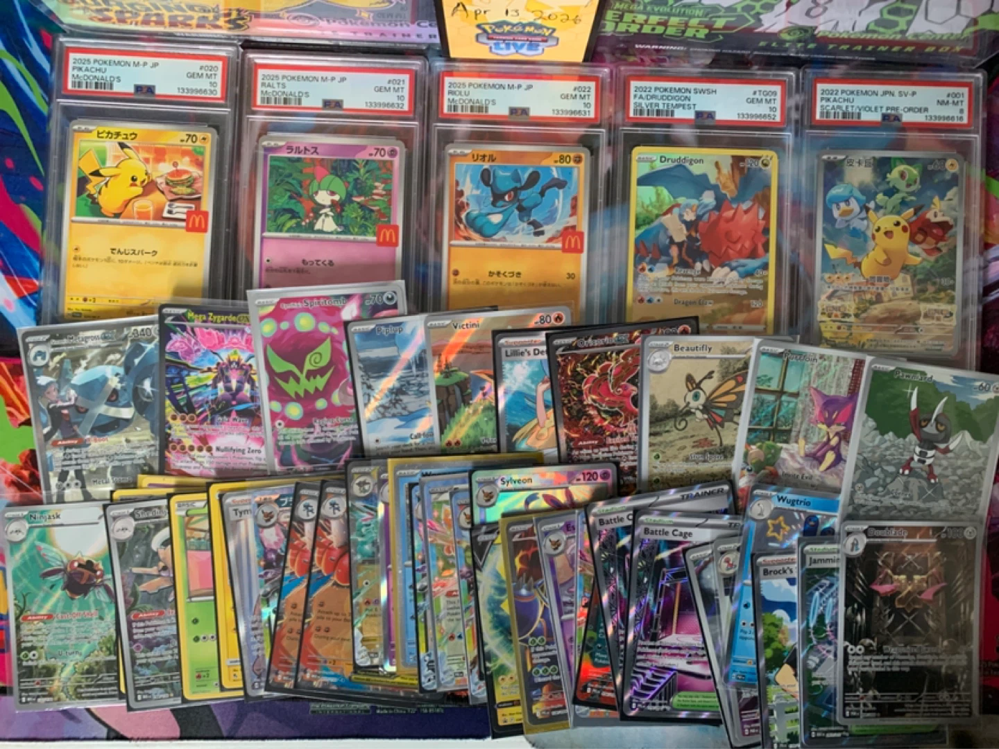 Pokemon centre ETBs PSA 10s. SIRs and more.. - photo 5