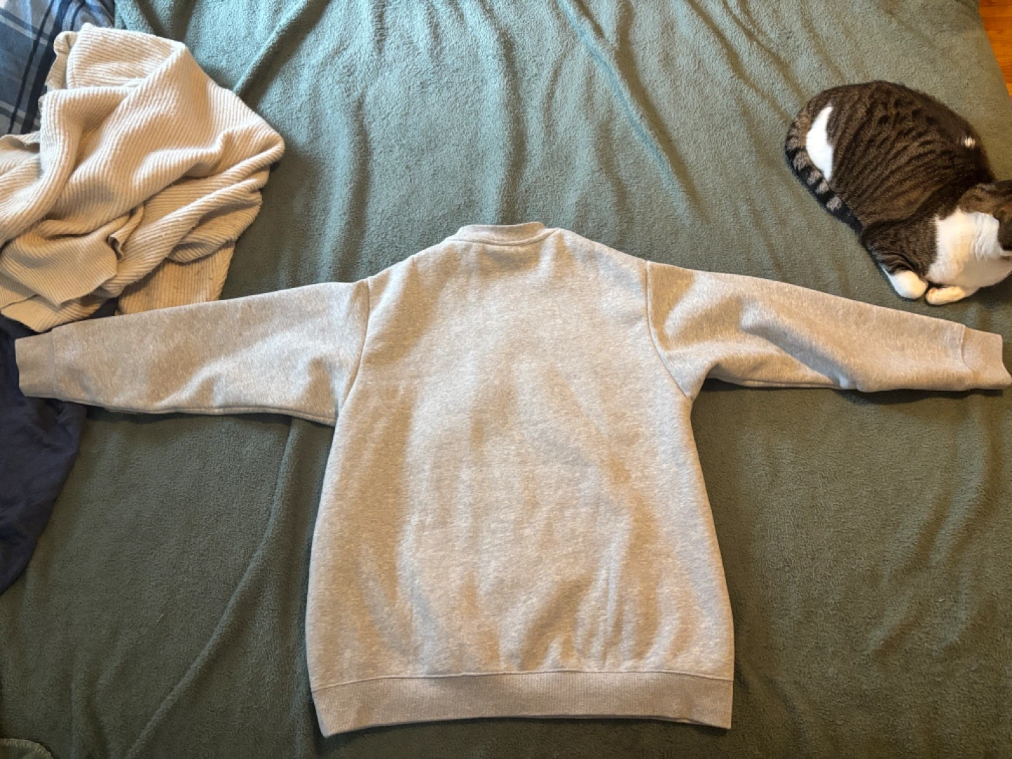 Cryptid Lovers! Manitoba Ogopogo!  Grey Crewneck Sweatshirt - photo 4