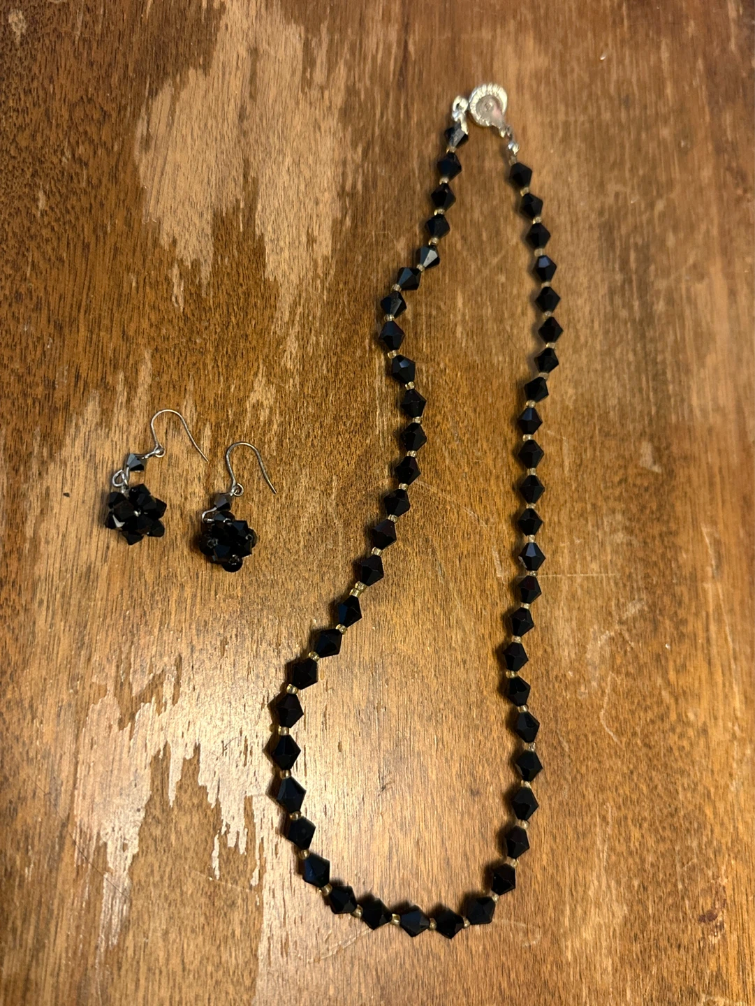 Hand made - Beaded Necklace and Earring Set