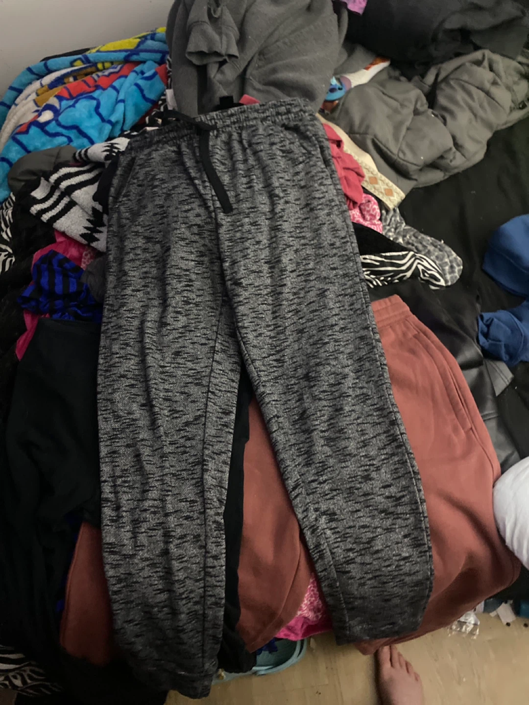 Grey Melange Joggers