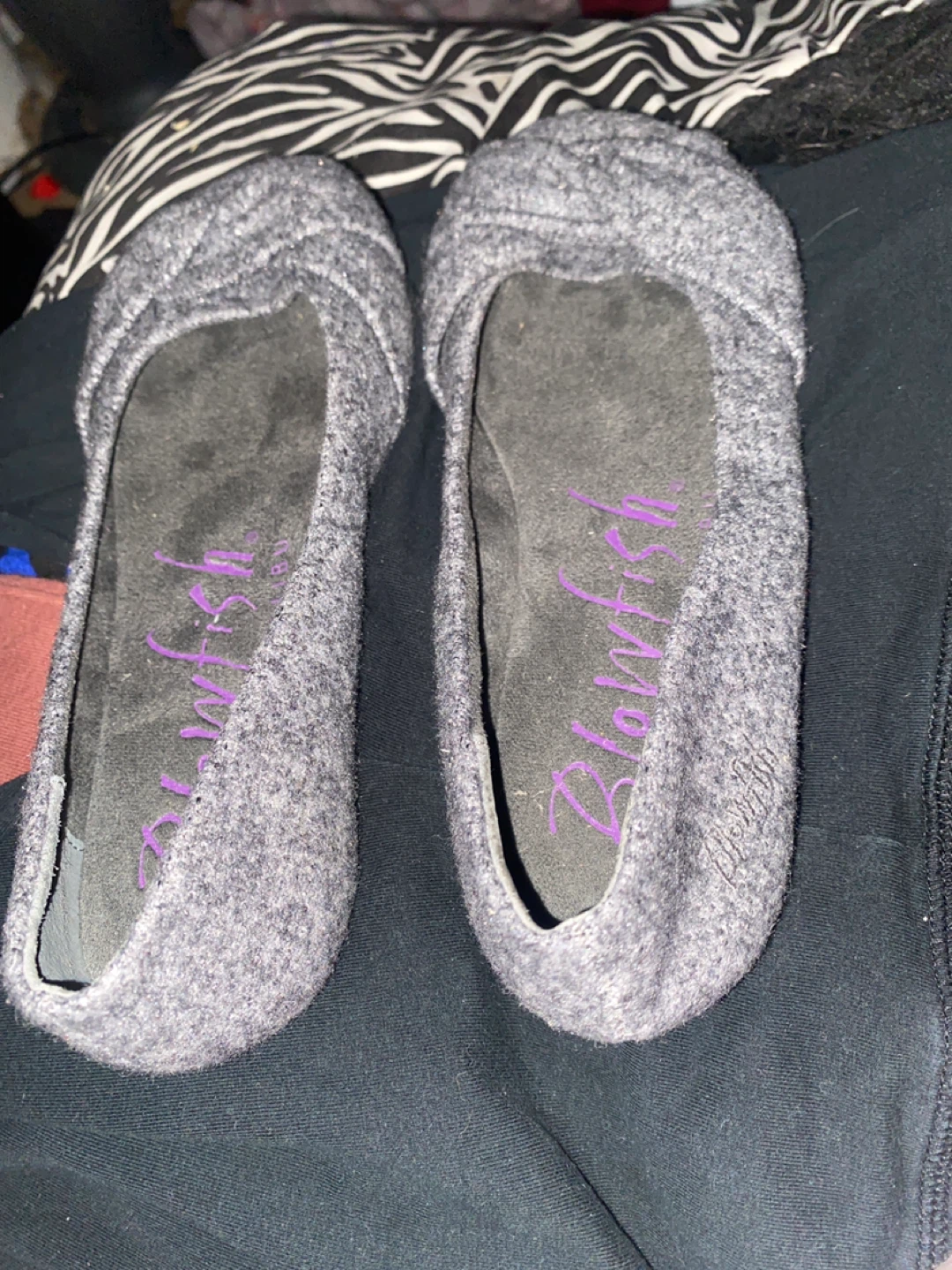 Blowfish Grey Ballet Flats size 6/1’2