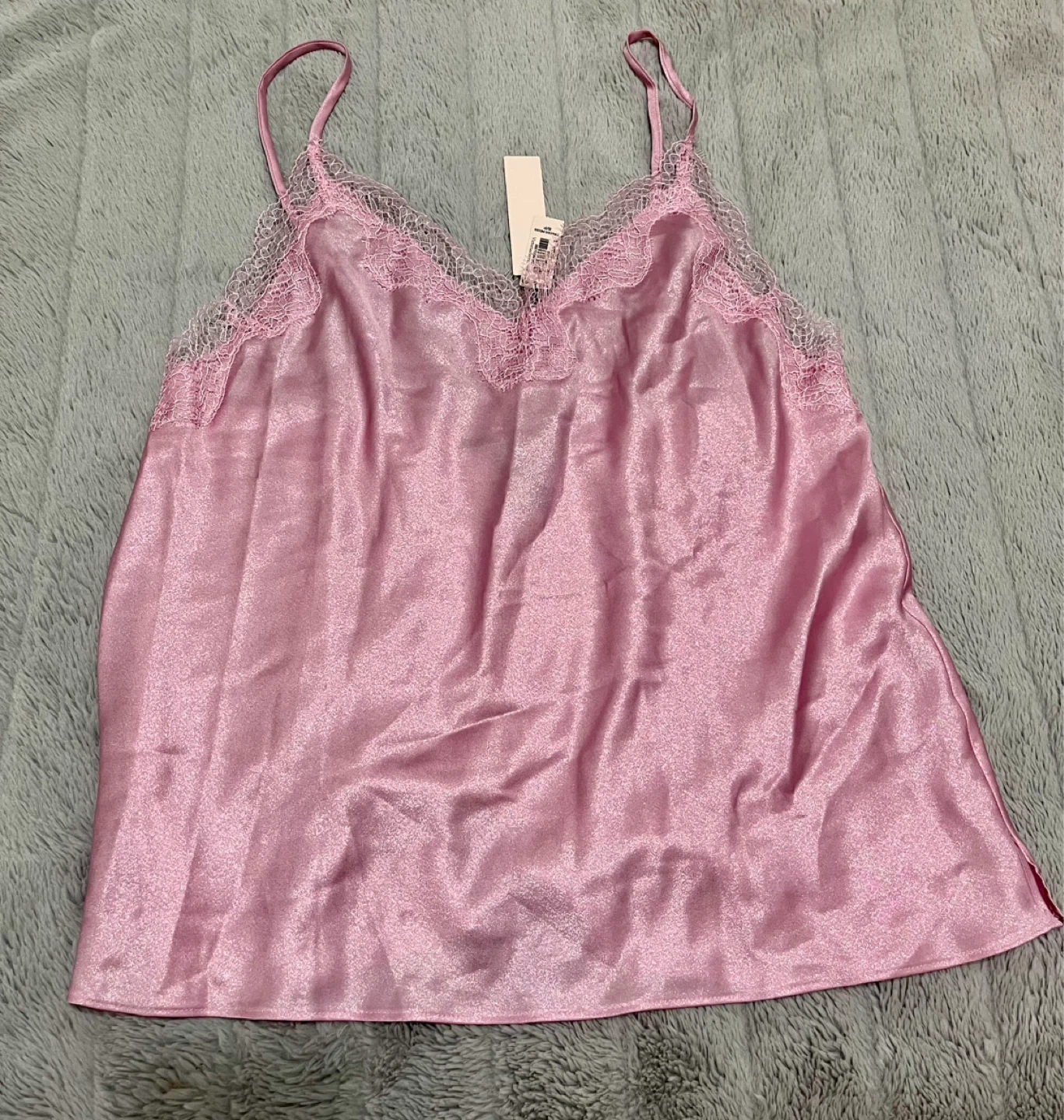 Victoria's Secret Pink Lace Trim Cami & Shorts Pajama Set Small - photo 2