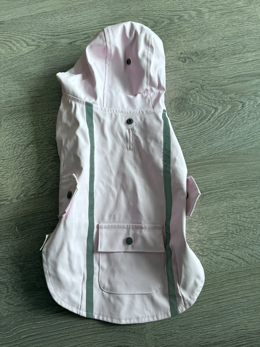 Dog Whisperer Pink Dog Raincoat Size S