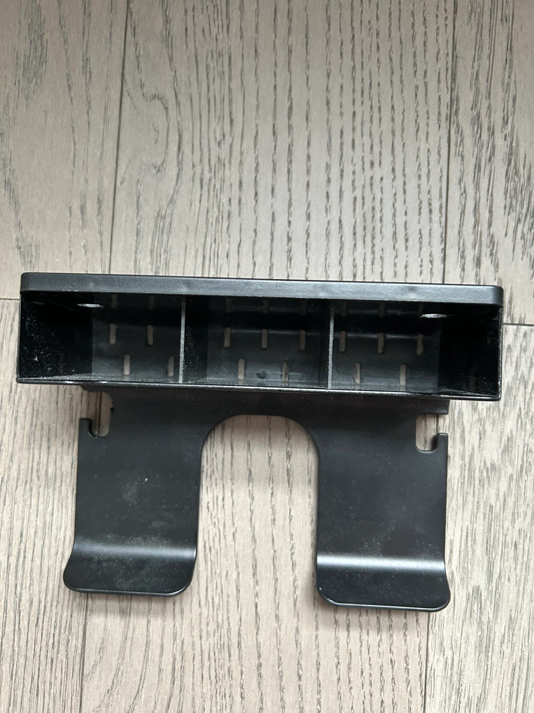 Preowned Black Metal Wall Mount Holder organizing small items - photo 2