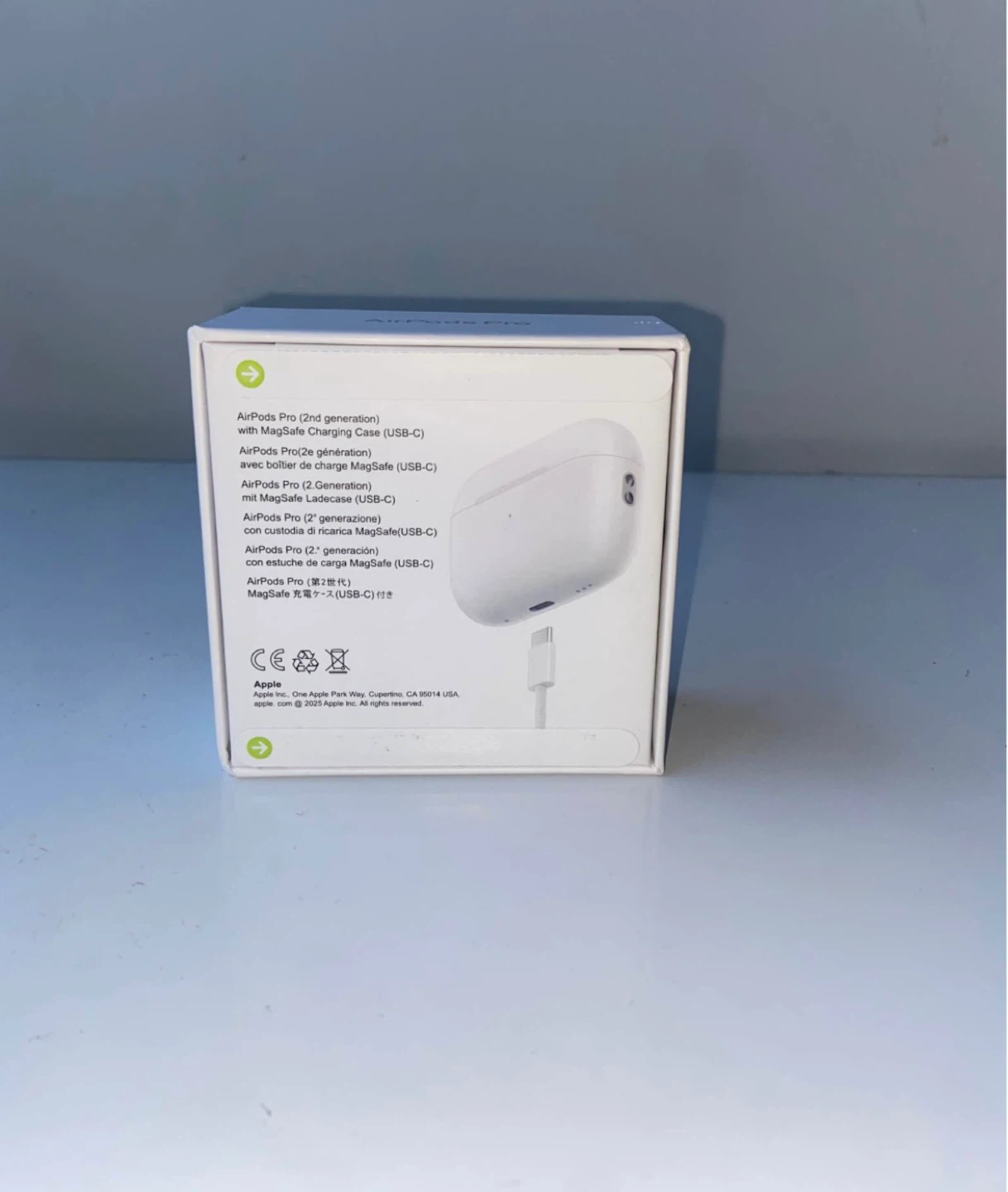 Empty box Apple AirPods Pro (2nd Gen) with MagSafe Charging Case - photo 2