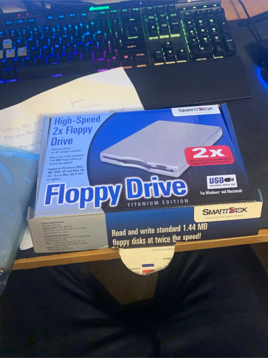 SmartDisk High-Speed 2x Floppy Drive Titanium Edition