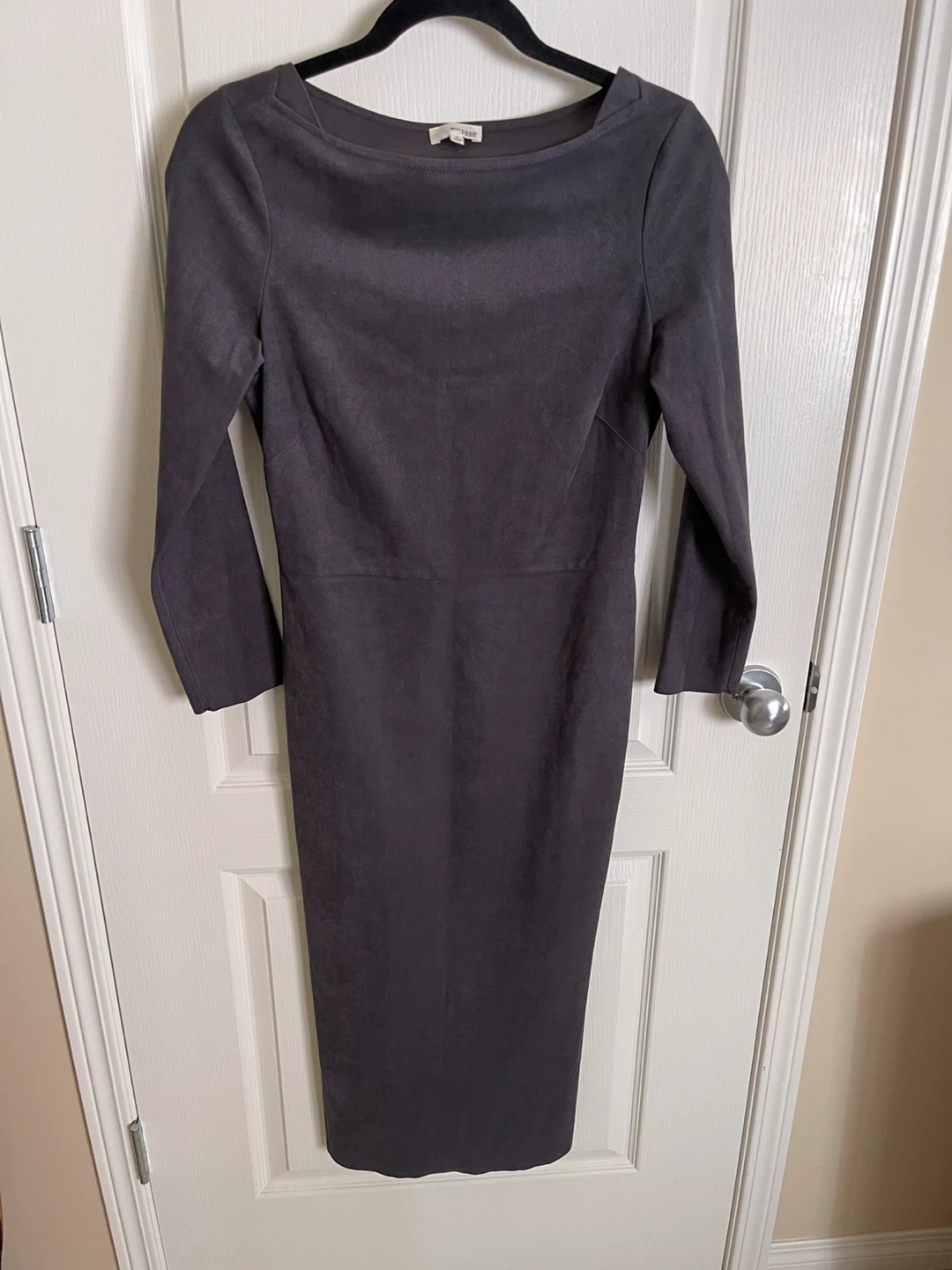 Aritzia Wilfred Grey Midi Dress Size 6 - photo 2