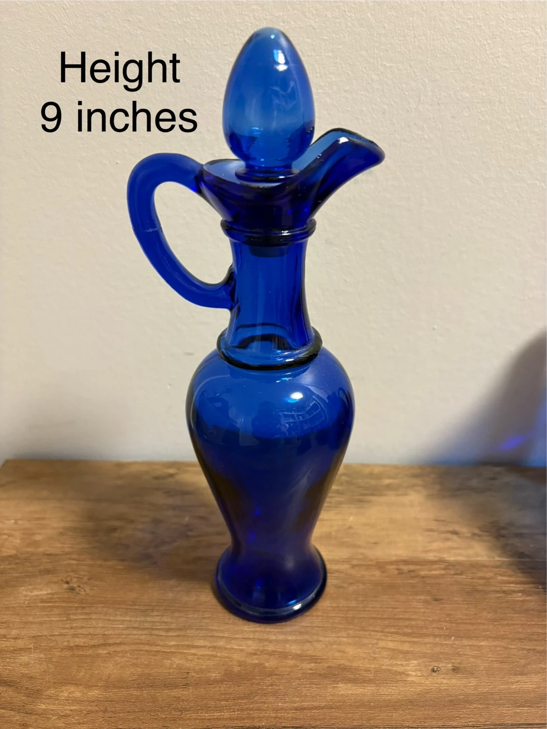 Cobalt Blue Glass Collection - Vase, Pitcher, Decanter & More - photo 2