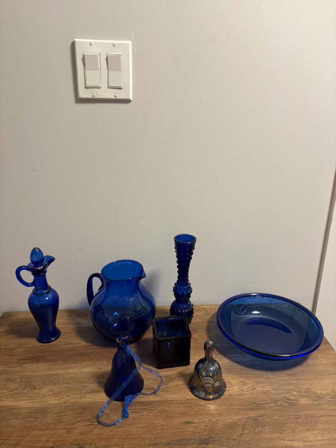 Cobalt Blue Glass Collection - Vase, Pitcher, Decanter & More