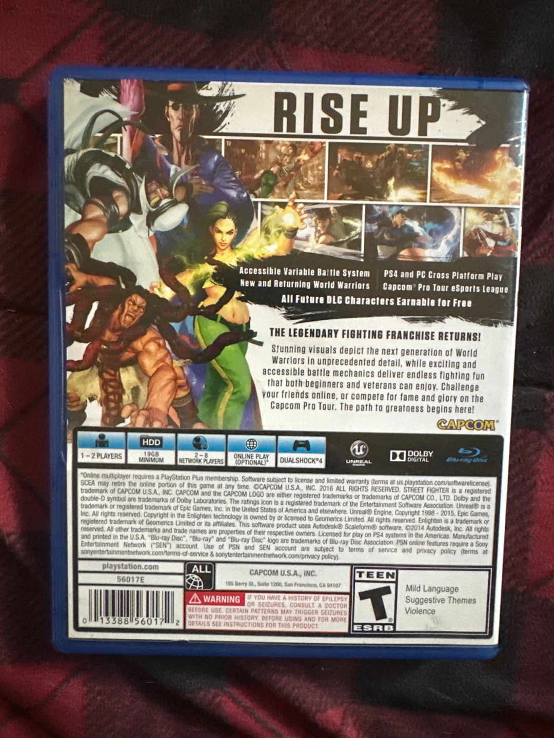 Street Fighter V PS4 Video Game - photo 2