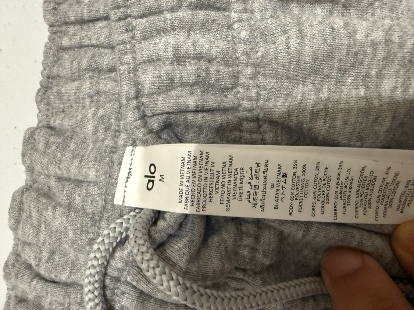 Alo Accolade Straight Leg Sweatpant - Grey, Medium - photo 3