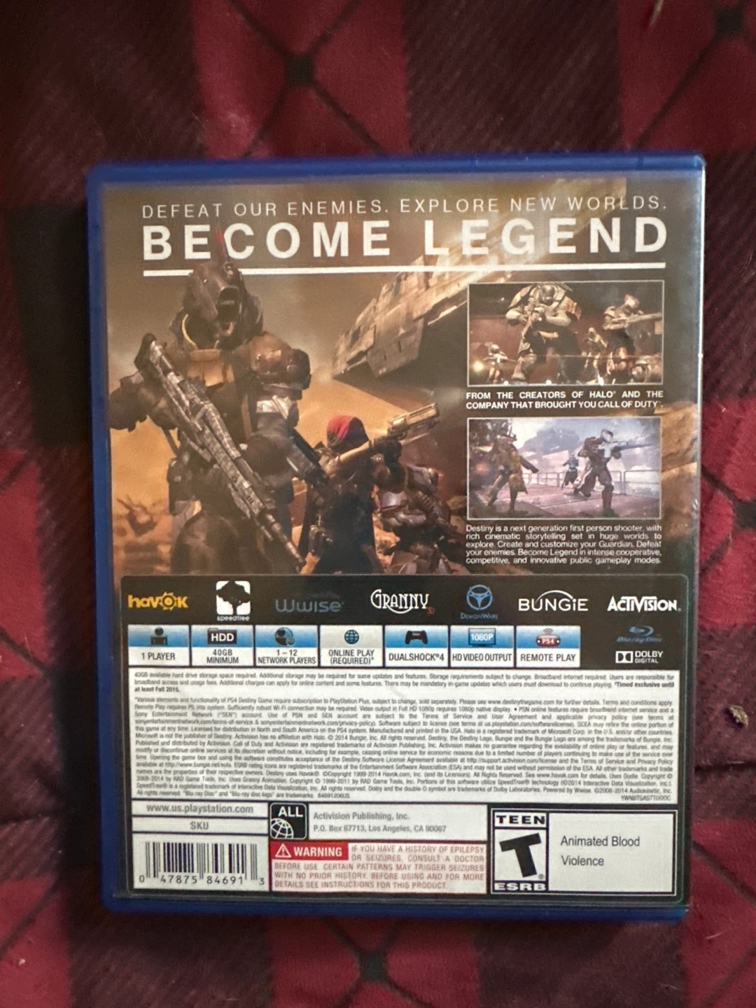 Destiny Video Game for PlayStation 4 - photo 2