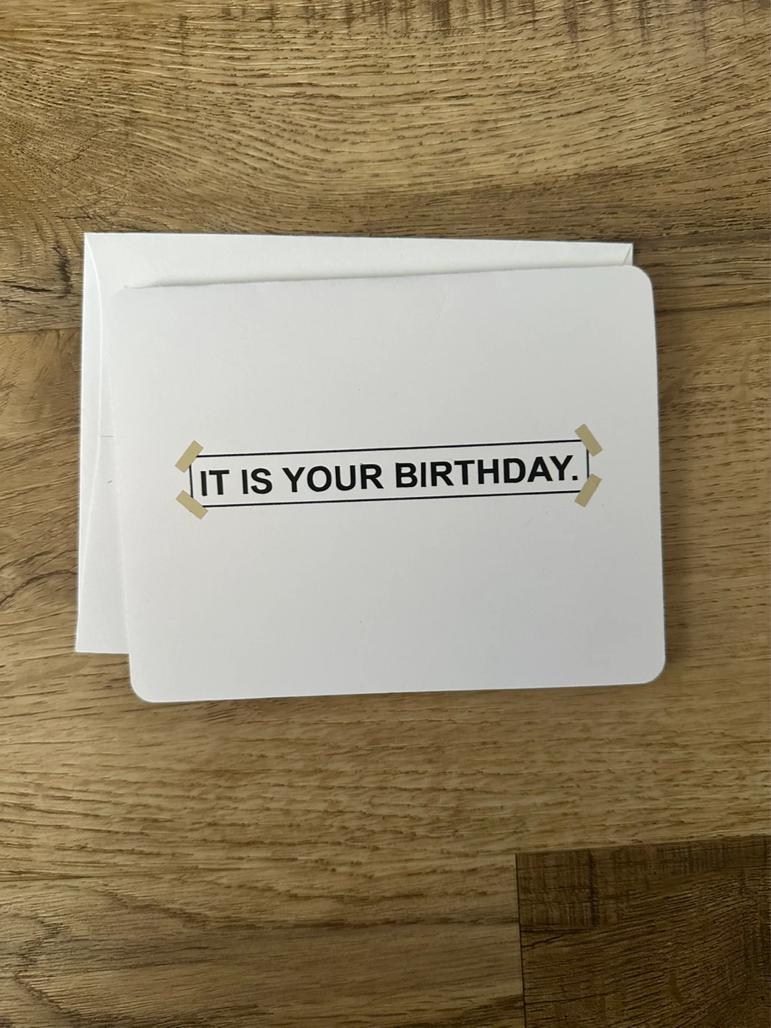 Handmade “The Office” themed birthday card