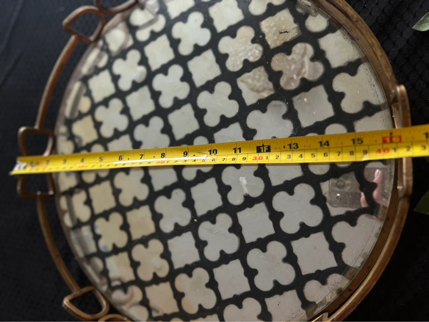 Decorative Tray with Faux Flowers and Candle - photo 5