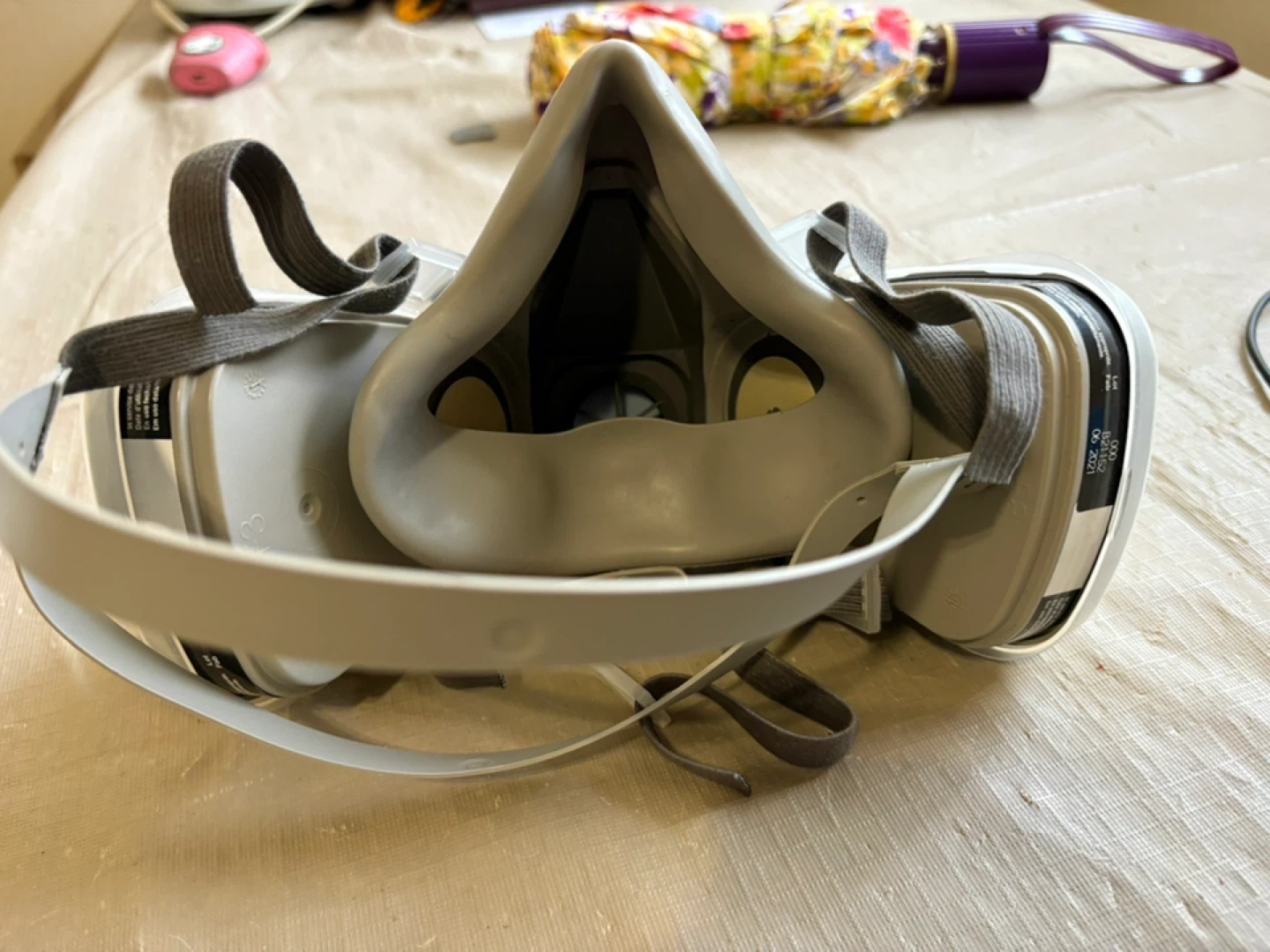 3M 6001 Half Face Reusable Respirator Mask