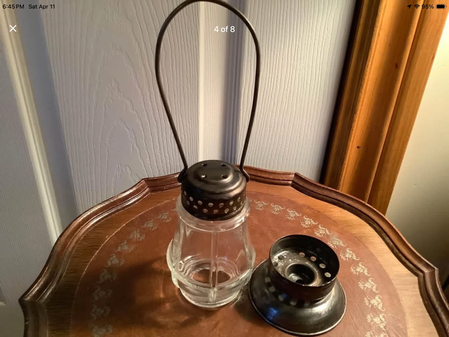 Antique 1875 Wrico Skater’s Lantern 🐞 - photo 3